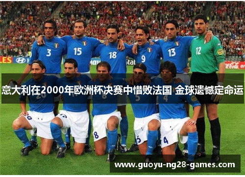 意大利在2000年欧洲杯决赛中惜败法国 金球遗憾定命运 意大利在2000年欧洲杯决赛中惜败法国 金球遗憾定命运